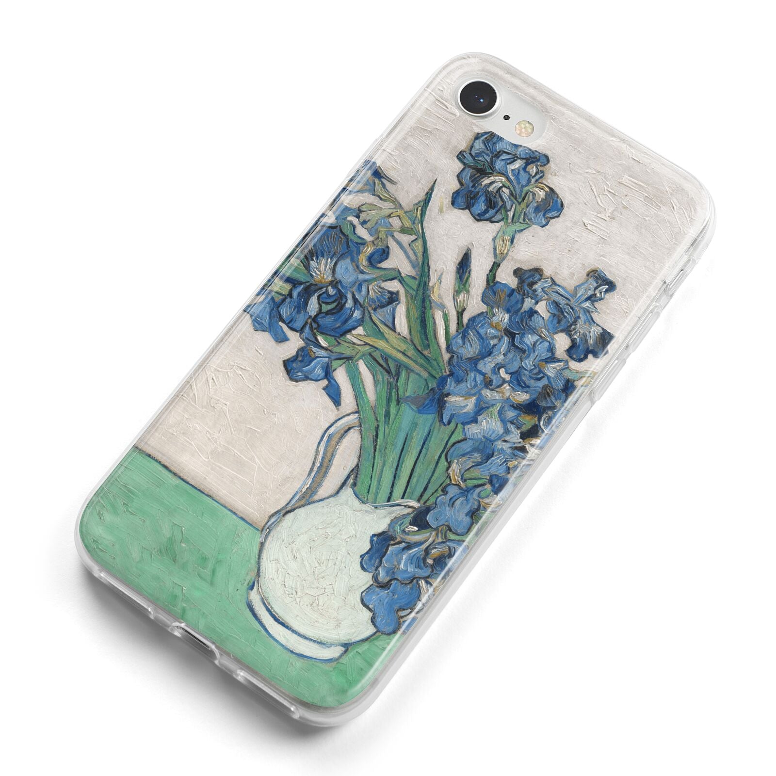Irises By Vincent Van Gogh iPhone 8 Bumper Case on Silver iPhone Alternative Image