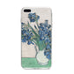 Irises By Vincent Van Gogh iPhone 8 Plus Bumper Case on Silver iPhone