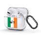 Irish Colours Personalised Initials AirPods Glitter Case 3rd Gen Side Image