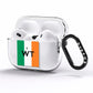 Irish Colours Personalised Initials AirPods Pro Clear Case Side Image