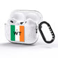 Irish Colours Personalised Initials AirPods Pro Glitter Case Side Image
