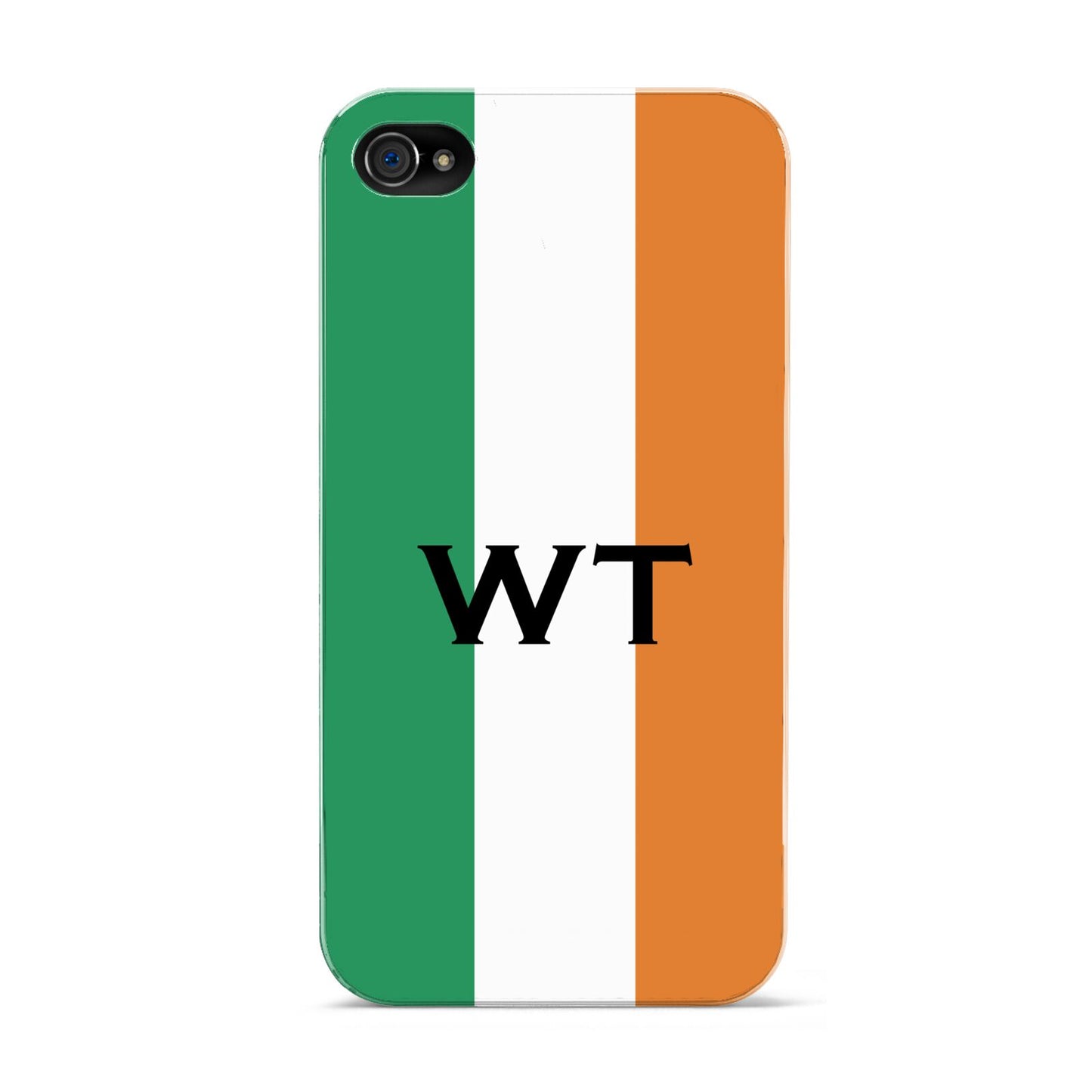 Irish Colours Personalised Initials Apple iPhone 4s Case