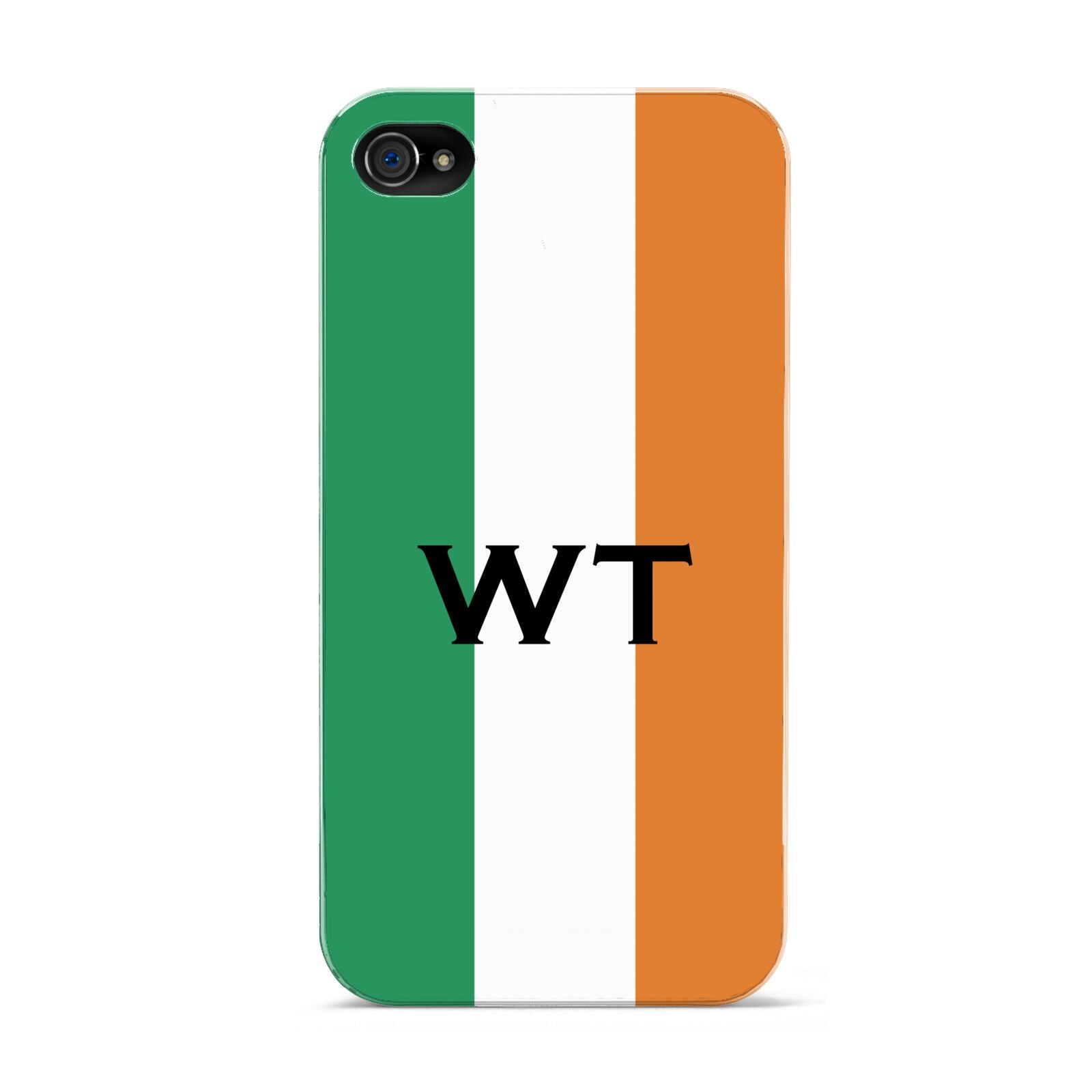 Irish Colours Personalised Initials Apple iPhone 4s Case