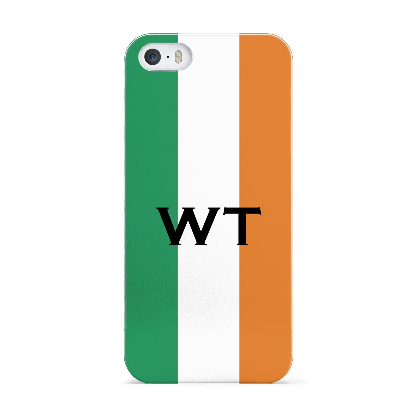 Irish Colours Personalised Initials Apple iPhone 5 Case