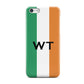 Irish Colours Personalised Initials Apple iPhone 5c Case