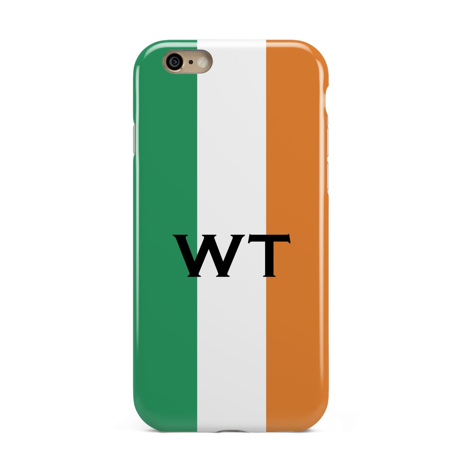 Irish Colours Personalised Initials Apple iPhone 6 3D Tough Case