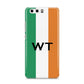 Irish Colours Personalised Initials Huawei P10 Phone Case