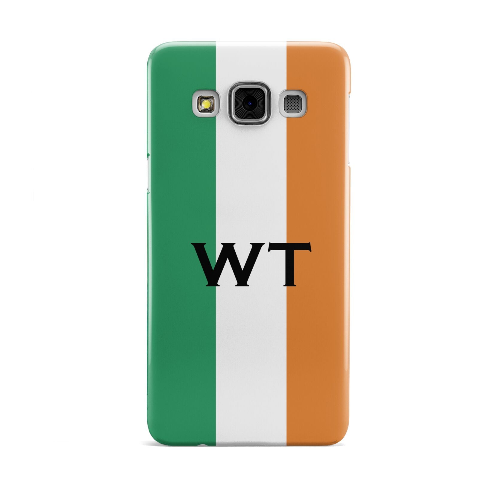 Irish Colours Personalised Initials Samsung Galaxy A3 Case