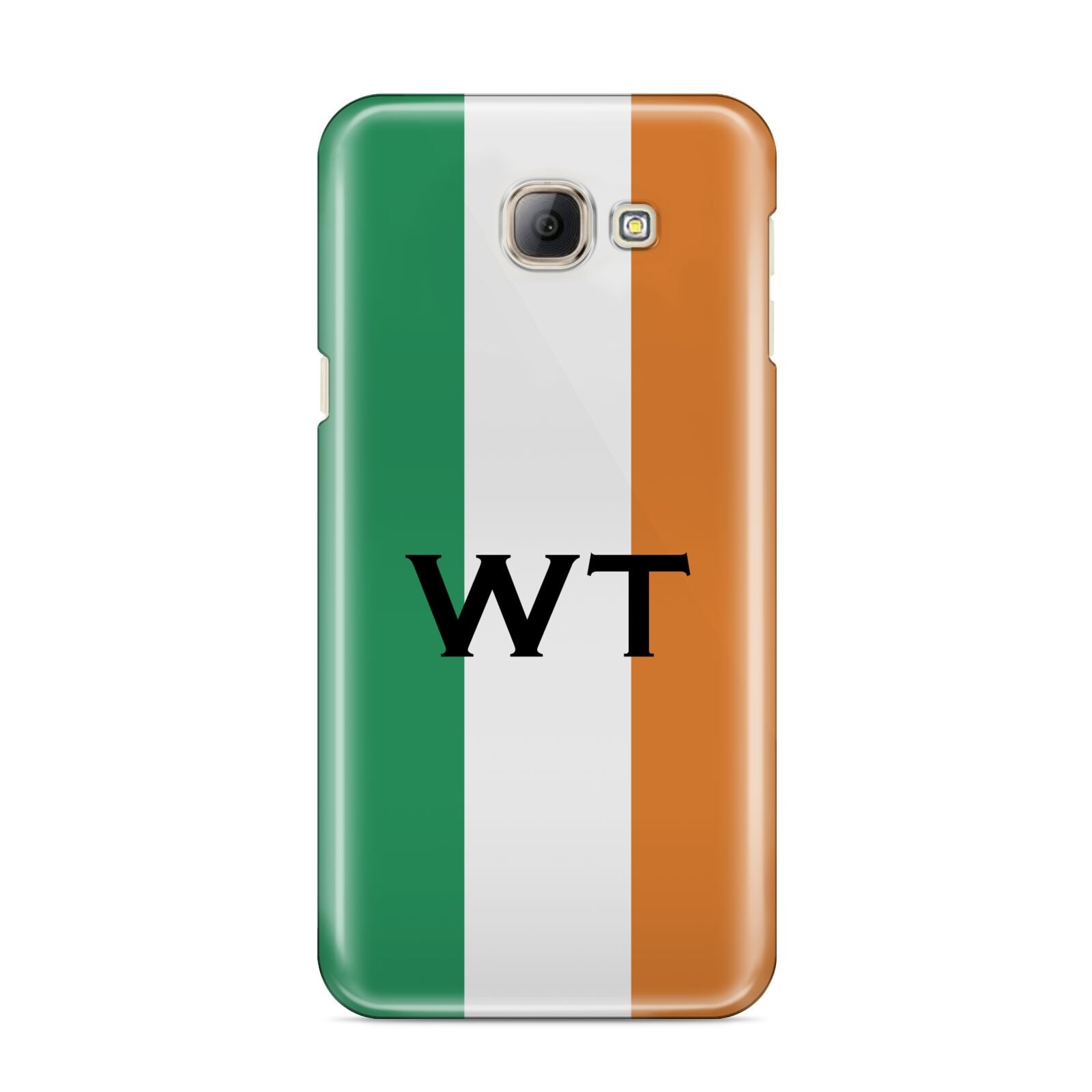 Irish Colours Personalised Initials Samsung Galaxy A8 2016 Case