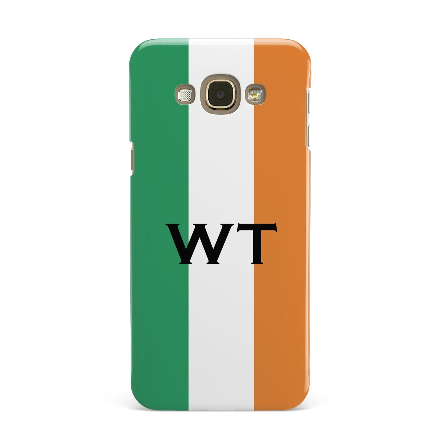 Irish Colours Personalised Initials Samsung Galaxy A8 Case