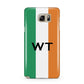 Irish Colours Personalised Initials Samsung Galaxy Note 5 Case