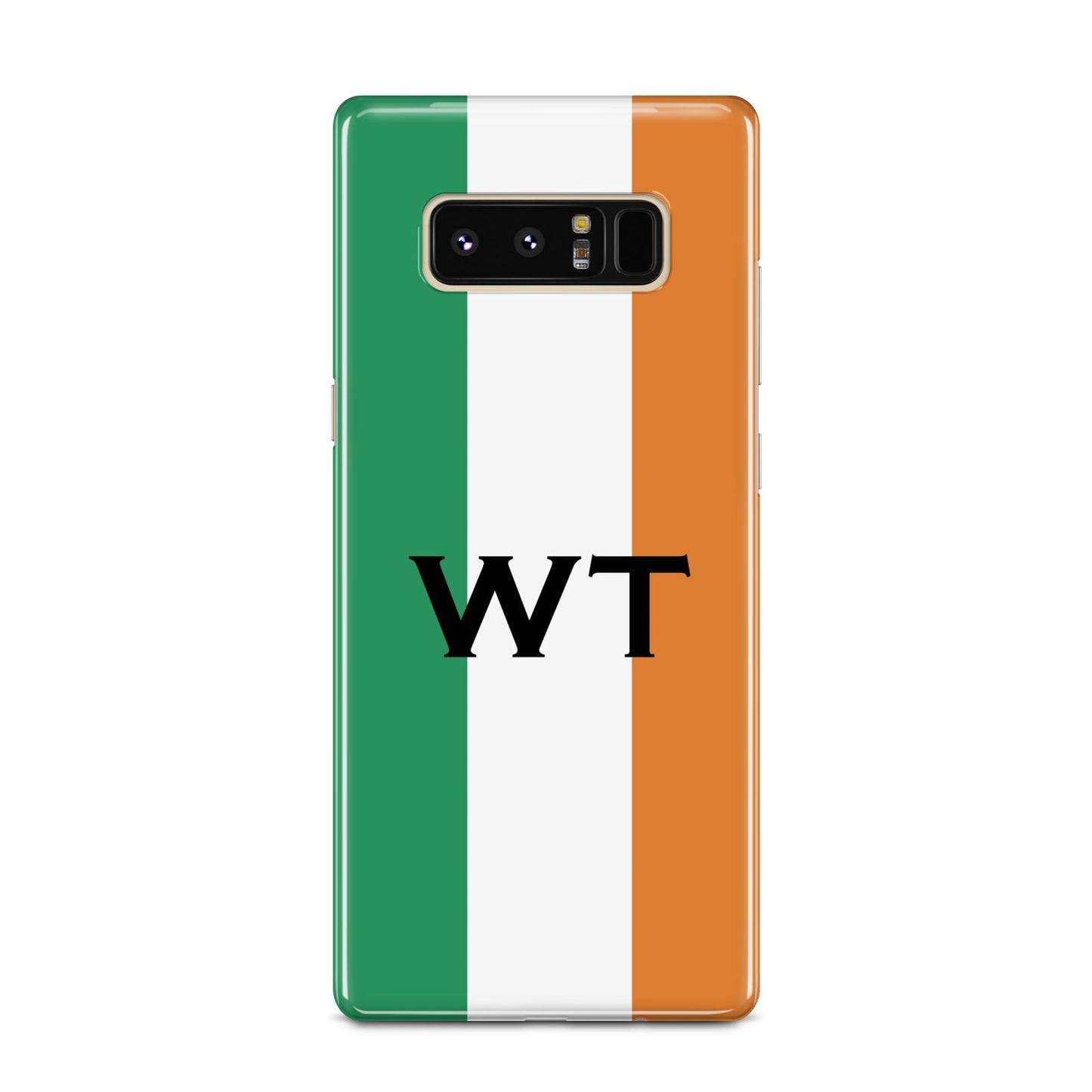 Irish Colours Personalised Initials Samsung Galaxy Note 8 Case