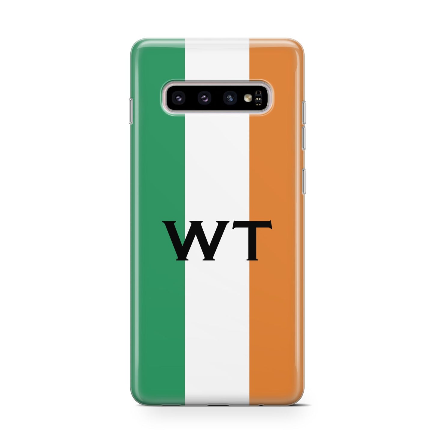 Irish Colours Personalised Initials Samsung Galaxy S10 Case