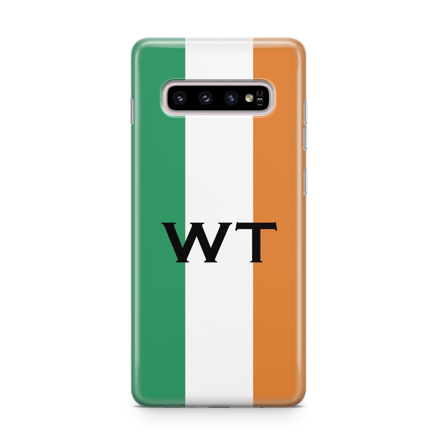 Irish Colours Personalised Initials Samsung Galaxy S10 Plus Case