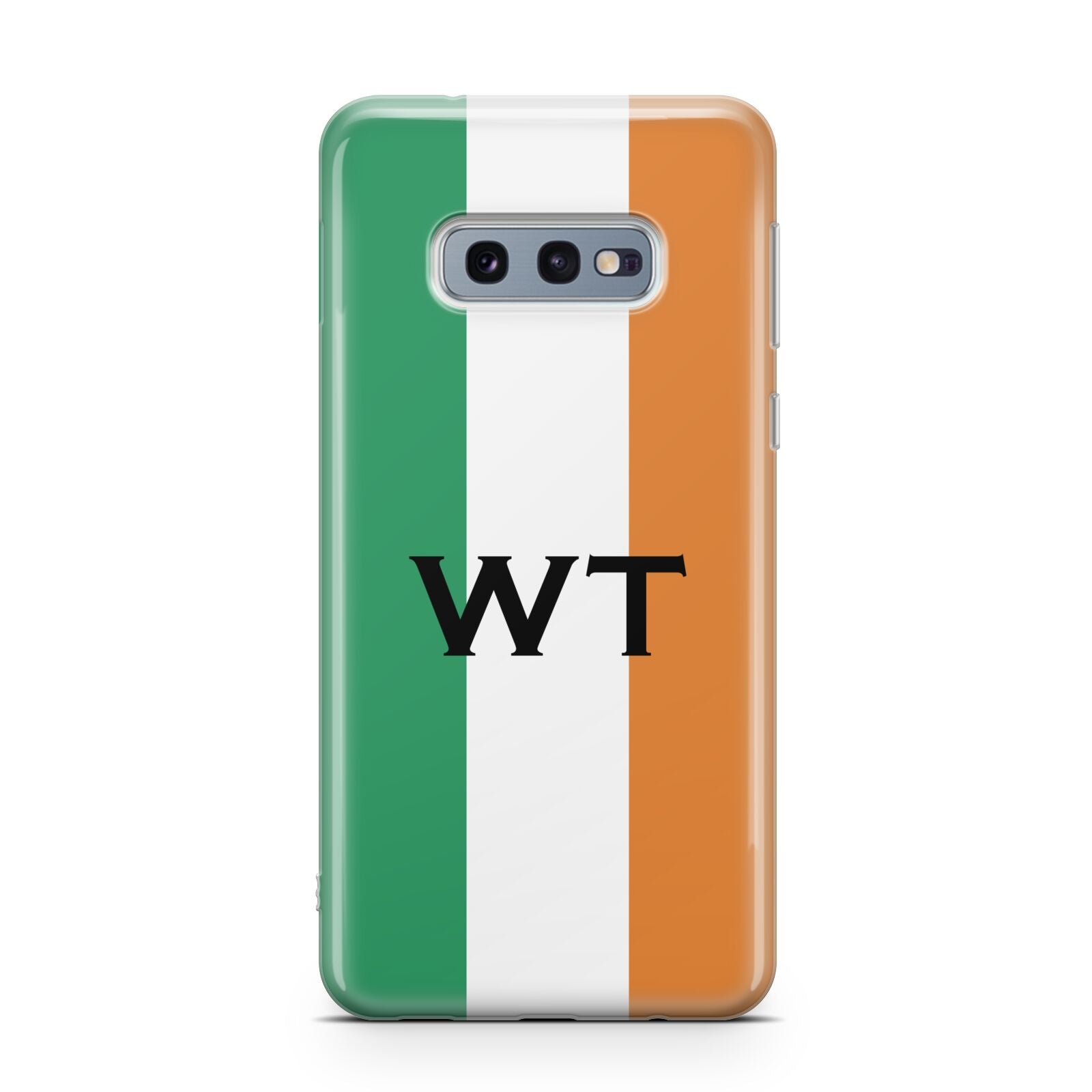 Irish Colours Personalised Initials Samsung Galaxy S10E Case
