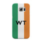 Irish Colours Personalised Initials Samsung Galaxy S6 Edge Case