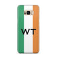 Irish Colours Personalised Initials Samsung Galaxy S8 Plus Case