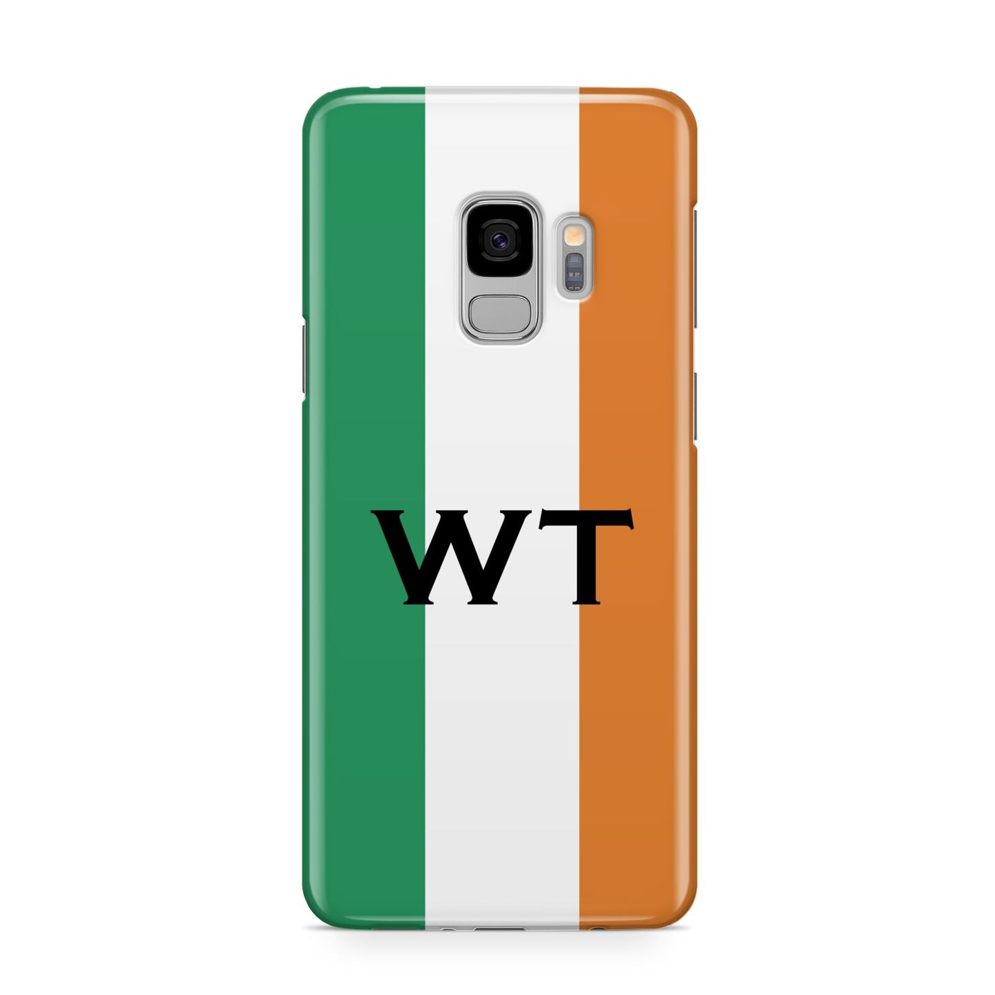 Irish Colours Personalised Initials Samsung Galaxy S9 Case
