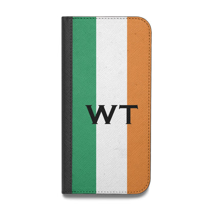 Irish Colours Personalised Initials Vegan Leather Flip Samsung Case
