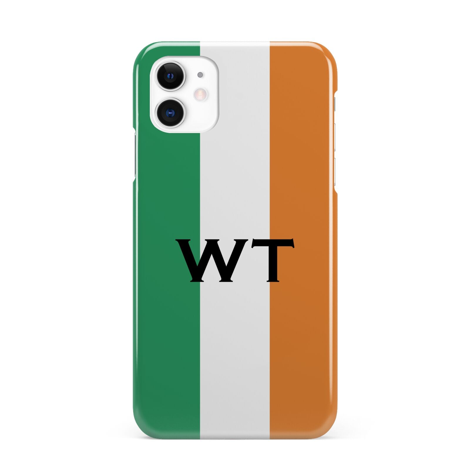Irish Colours Personalised Initials iPhone 11 3D Snap Case