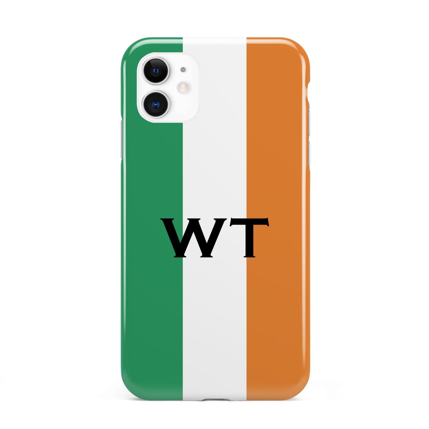 Irish Colours Personalised Initials iPhone 11 3D Tough Case