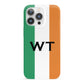 Irish Colours Personalised Initials iPhone 13 Pro Full Wrap 3D Snap Case