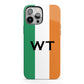 Irish Colours Personalised Initials iPhone 13 Pro Max Full Wrap 3D Tough Case