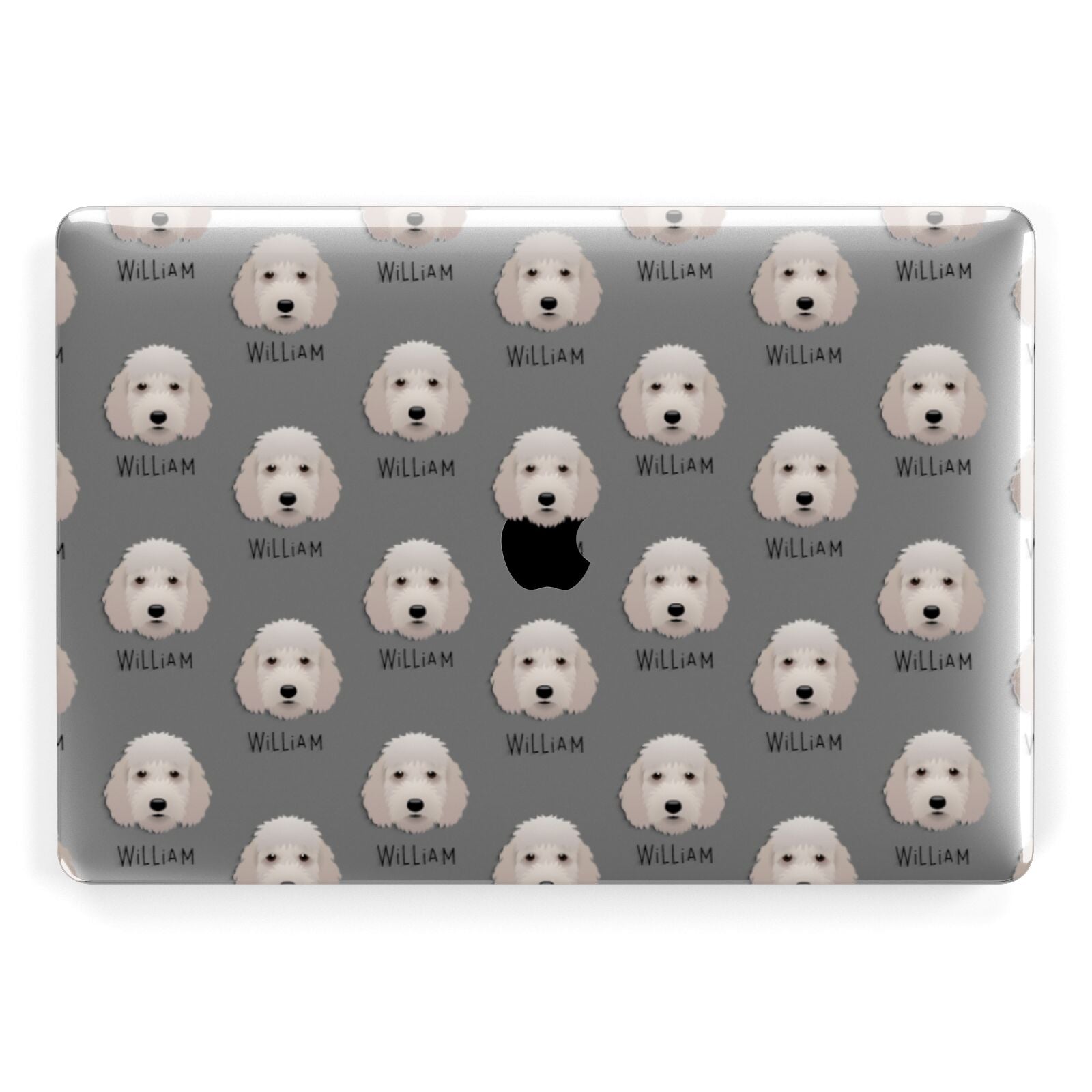 Irish Doodle Icon with Name Apple MacBook Case