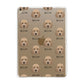 Irish Doodle Icon with Name Apple iPad Gold Case