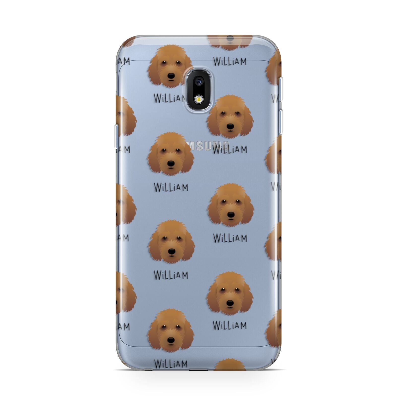 Irish Doodle Icon with Name Samsung Galaxy J3 2017 Case