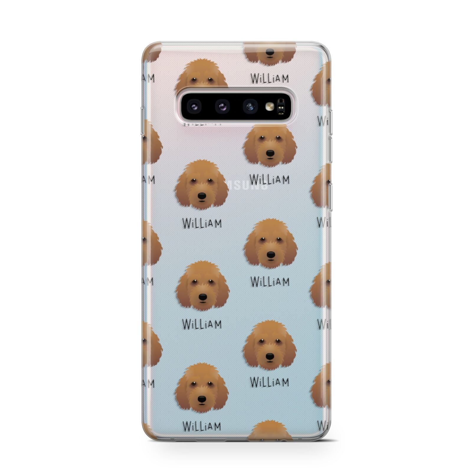 Irish Doodle Icon with Name Samsung Galaxy S10 Case