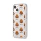 Irish Doodle Icon with Name iPhone 14 Clear Tough Case Starlight Angled Image