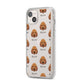 Irish Doodle Icon with Name iPhone 14 Plus Clear Tough Case Starlight Angled Image