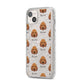 Irish Doodle Icon with Name iPhone 14 Plus Glitter Tough Case Starlight Angled Image