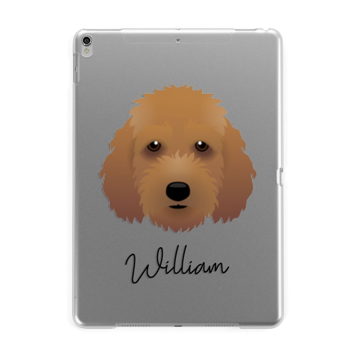 Irish Doodle Personalised Apple iPad Silver Case