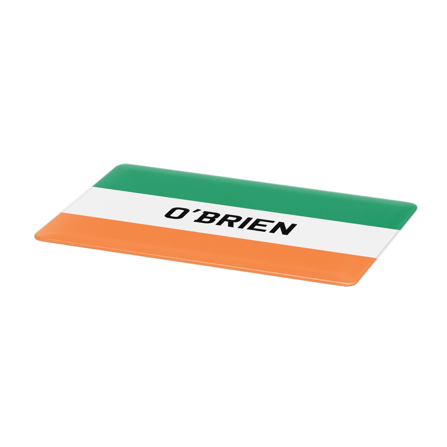 Irish Flag Personalised Name Apple MacBook Case Only