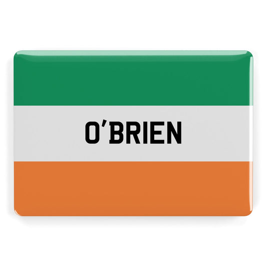 Irish Flag Personalised Name Apple MacBook Case