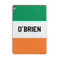 Irish Flag Personalised Name Apple iPad Rose Gold Case