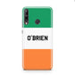 Irish Flag Personalised Name Huawei P40 Lite E Phone Case
