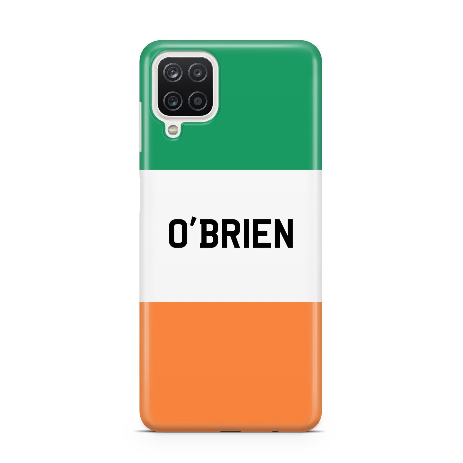 Irish Flag Personalised Name Samsung A12 Case