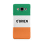 Irish Flag Personalised Name Samsung Galaxy A3 Case