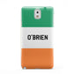 Irish Flag Personalised Name Samsung Galaxy Note 3 Case
