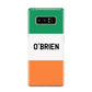 Irish Flag Personalised Name Samsung Galaxy Note 8 Case