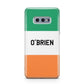 Irish Flag Personalised Name Samsung Galaxy S10E Case