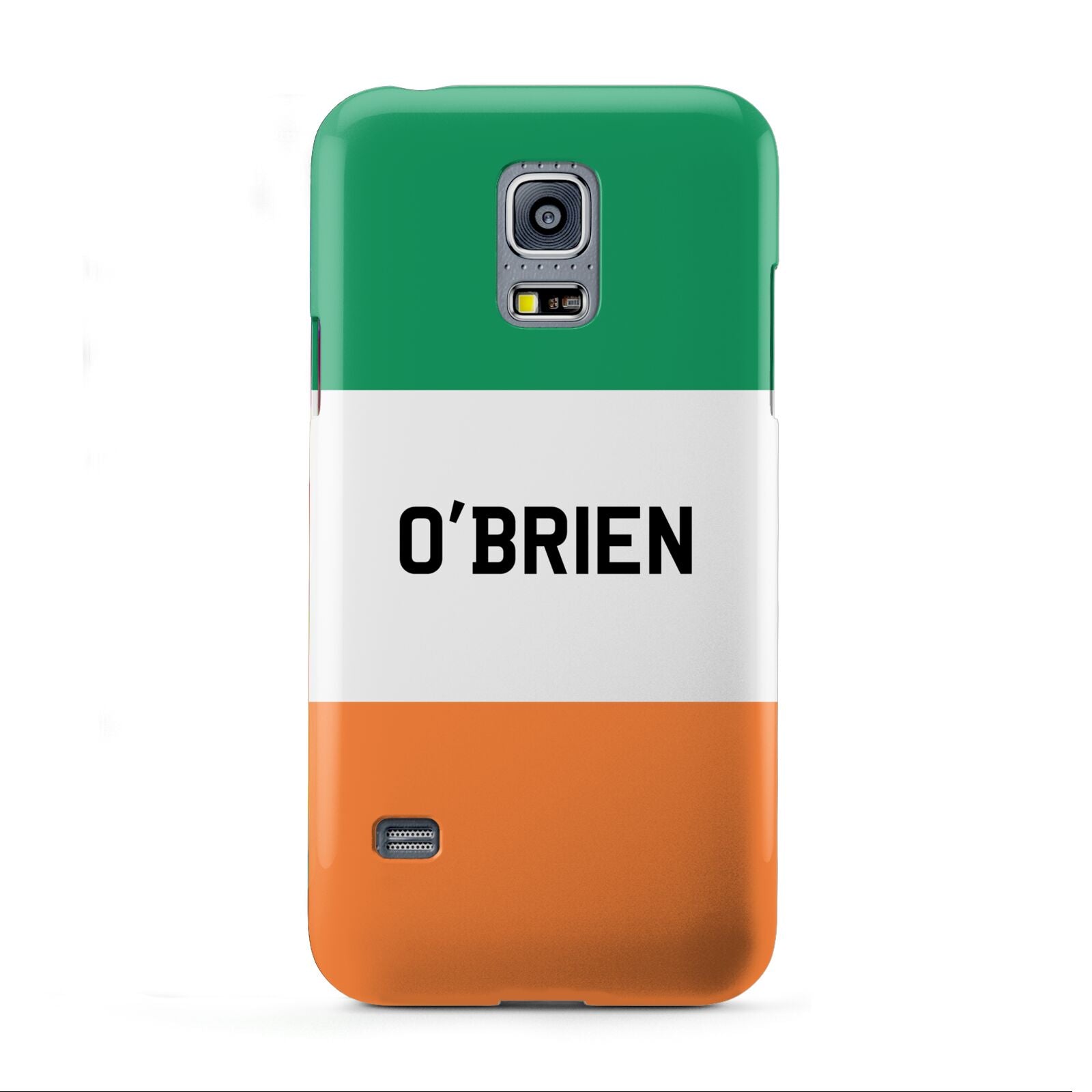Irish Flag Personalised Name Samsung Galaxy S5 Mini Case
