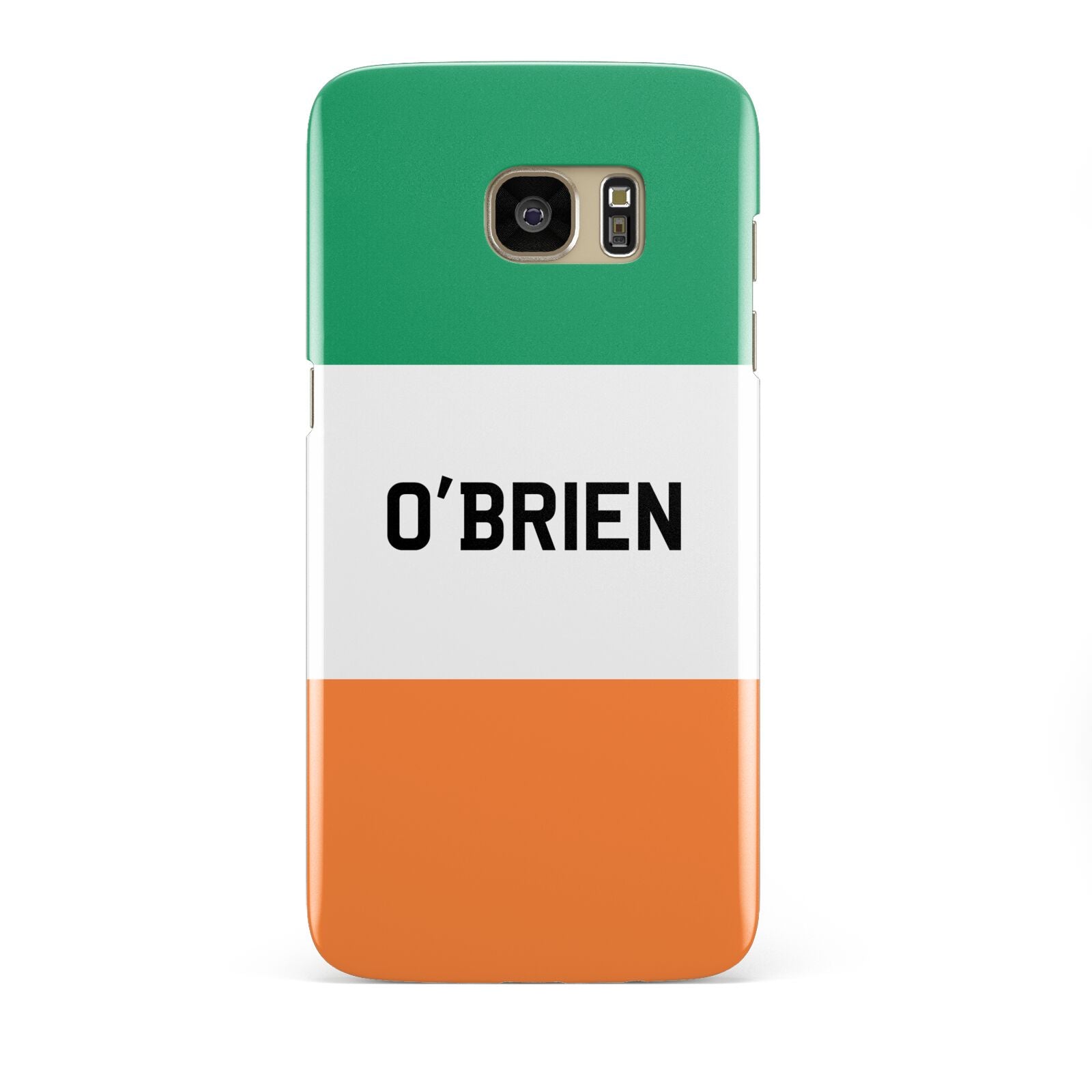 Irish Flag Personalised Name Samsung Galaxy S7 Edge Case