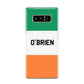 Irish Flag Personalised Name Samsung Galaxy S8 Case