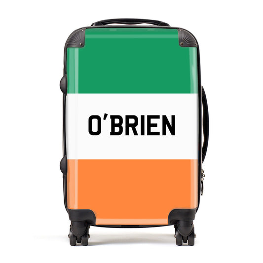 Irish Flag Personalised Name Suitcase
