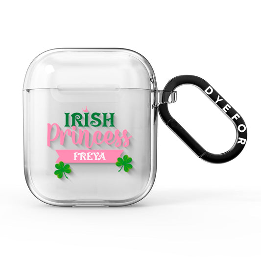 Irish Princess Personalised AirPods Clear Case