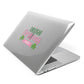 Irish Princess Personalised Apple MacBook Case Side View